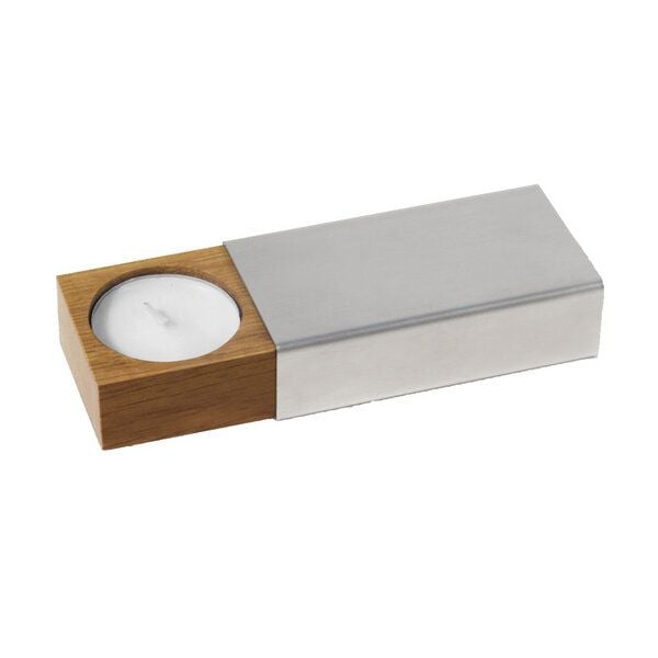 Side by Side Kerzenhalter Two of us (silber oder schwarz) von Side by Side