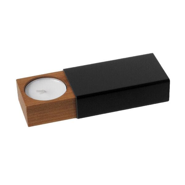 Side by Side Kerzenhalter Two of us (silber oder schwarz) von Side by Side