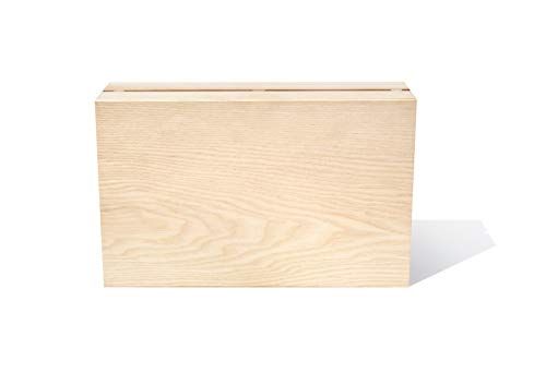 Side by Side - Messerblock - Timber Twin - Eschenholz - HxLxBxT: 22 x 32,5 x 13x 7,5 cm von Inconnu