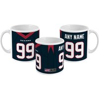 Houston Texans 2021/22 Motiv Personalisierter Jersey 11Oz Becher von SidelineSport
