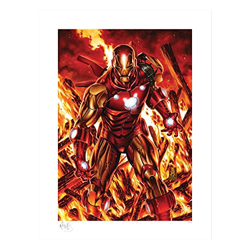 Sideshow Collectibles Marvel Impression, Kunstdruck, Iron Man, 46 x 61 cm, ohne Enadrée von Sideshow Collectibles