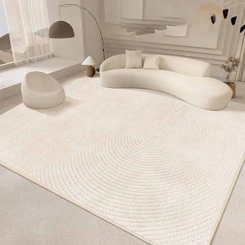 Siebe Teppich Schlafzimmer 60X160Cm Minimalistisches Weiß Moderne Flauschige Teppich,Schlafzimmer Wohnzimmer,rutschfeste Teppiche,Waschbarer,Groß Weiche Teppich,Teppich Schlafzimmer von Siebe