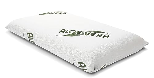 Siebenschläfer Orthopädisches Nackenstützkissen - Kopfkissen aus druckausgleichendem Visko-Gelschaum (Memory Foam) mit Aloe Vera Bezug - Kissen in 70x42cm Höhe 15cm von Siebenschläfer