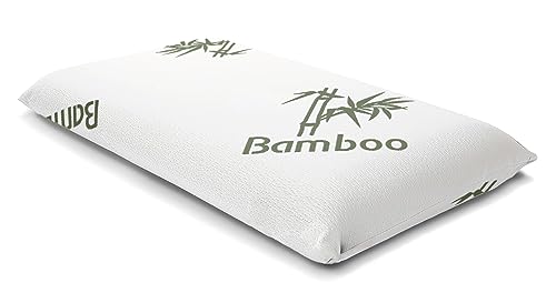 Siebenschläfer Orthopädisches Nackenstützkissen - Kopfkissen aus druckausgleichendem Visko-Gelschaum (Memory Foam) mit Bamboo-Bezug - Kissen in 72x42cm - Höhe 15cm von Siebenschläfer