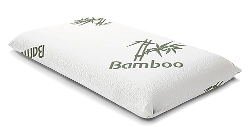 Siebenschläfer Orthopädisches Nackenstützkissen - Kopfkissen aus druckausgleichendem Visko-Gelschaum (Memory Foam) mit Bamboo-Bezug - Kissen in 72 x 42 cm - Höhe 15 cm von Siebenschläfer