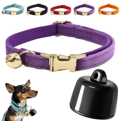 GPS Tracker, Mini Tracker Location Tracking Collar for Cat Dog Pet and Luggage, Compatible iOS and Android, No Monthly Fees (04) von Siebkorb