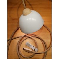 Hygge-Licht Bambus-Weiß Usb-Hängeleuchte | Campervan/Balkon/Terrasse/Zelt Hygge-Licht Bambus-Weiß Usb-Hängeleuchte | Campervan/Balkon/Terrasse/Zelt von USBHyggeLicht