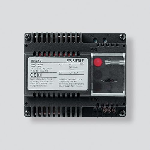 Siedle 2543069 Transformator 230 V AC/12 V AC TR 602-01 Siedle 2543069 Transformator 230 V AC/12 V AC TR 602-01 von Siedle
