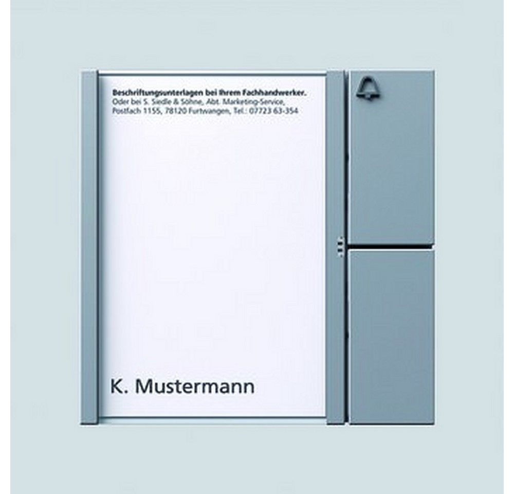 Siedle Gegensprechanlage, Klingelmodul Bus-System 1RT silber 99 x 99 x 27 mm Siedle Gegensprechanlage, Klingelmodul Bus-System 1RT silber 99 x 99 x 27 mm von Siedle