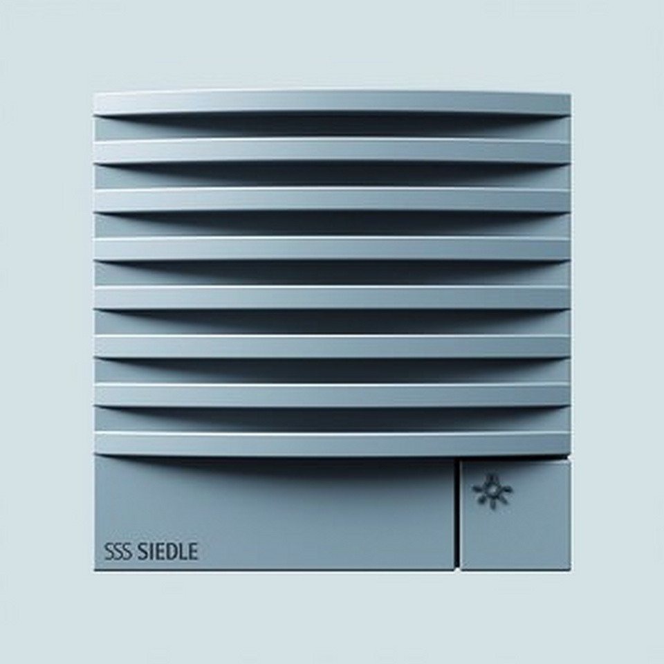 Siedle Gegensprechanlage, Sprachmodul 1+n-System silber 99 x 99 x 35 mm von Siedle