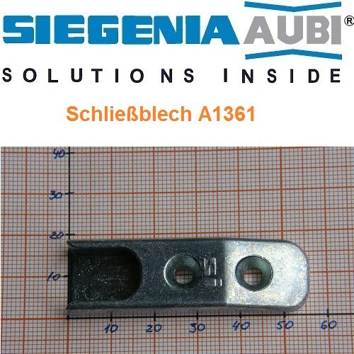 SI Siegenia Schließblech Schließstück 56 A1361 Schliessblech Schliessstuk von Siegenia