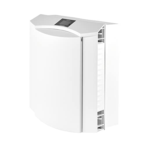 SIEGENIA AEROLIFE ECO Wand-Lüfter leise & energiesparend, dezentrale Wohnraum-Lüftung für Zu- und Abluft mit Wärmerückgewinnung, Schalldämmung und Filtertechnik, Weiß von SIEGENIA