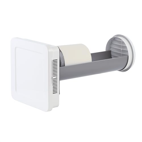 SIEGENIA AEROTUBE WRG smart Wand-Lüfter, dezentrale Wohnraum-Lüftung energiesparend mit aktiver Zu- oder Abluft, Wärmerückgewinnung, Luftqualitäts-, Temperatur- & Feuchte-Sensor, Steuerung per App von SIEGENIA