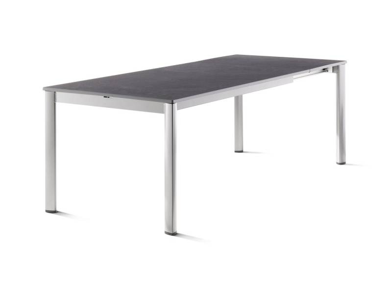 Sieger Gartenmöbel Gartentisch in Schiefer anthrazit, vivodur ® - 165x75x95cm (BxHxT) von Sieger Gartenmöbel