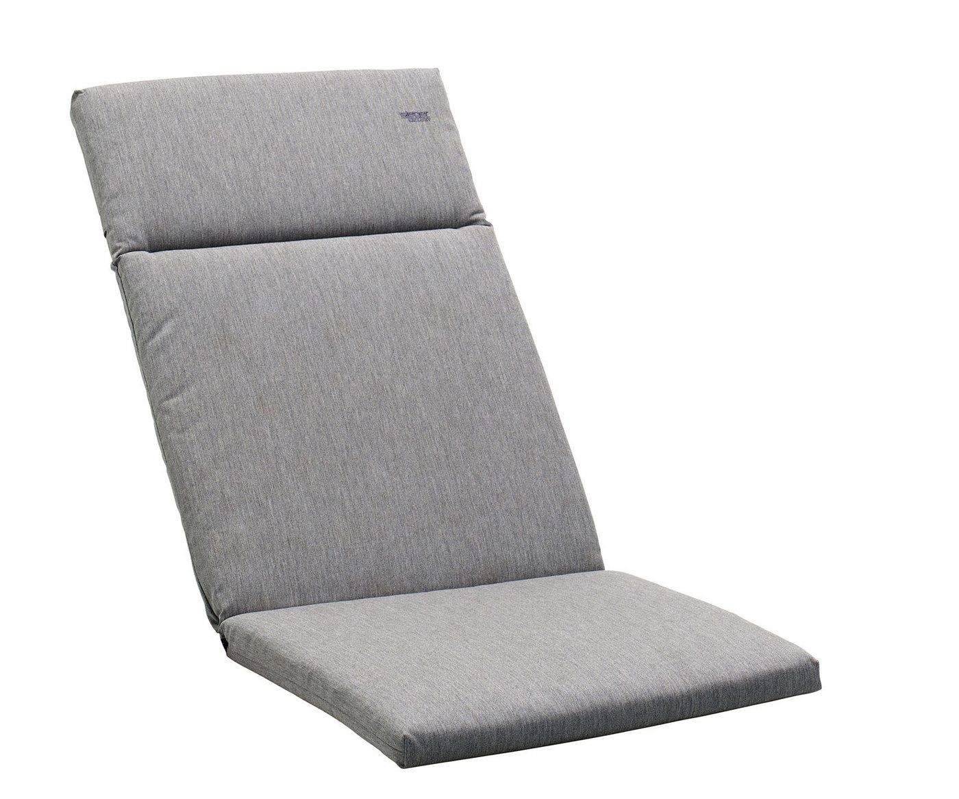Sieger Gartenmöbel Hochlehnerauflage in Grau, Polyarcryl/Dralon® - 121x4x49cm (BxHxT) von Sieger Gartenmöbel
