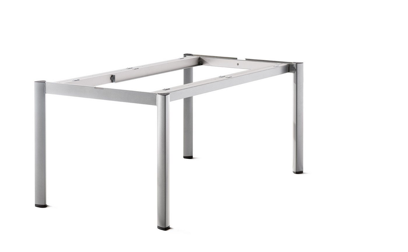 Sieger Gartenmöbel Tischgestell in Graphit, Aluminium - 165x74x100cm (BxHxT) von Sieger Gartenmöbel