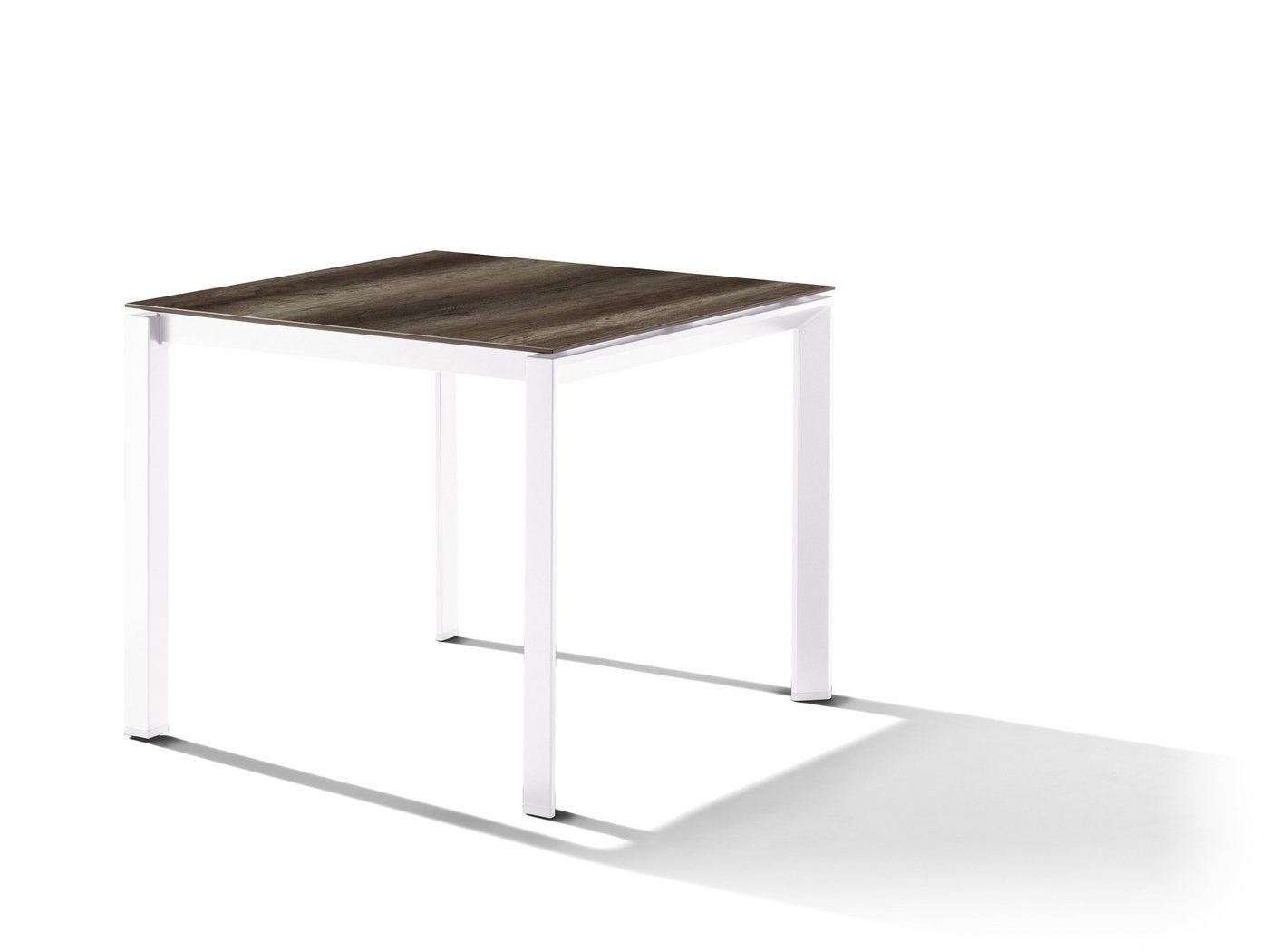 Sieger Gartenmöbel Tischplatte in Eiche dunkel, Polytec® - 90x1,2x90cm (BxHxT) von Sieger Gartenmöbel
