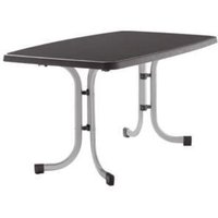 Boulevard-Klapptisch, 150x90x72 cm, graphit Gestell aus Stahl in graphit, Tischplatte aus Mecalit®-Pro in anthrazit Boulevard-Klapptisch, 150x90x72 cm, graphit Gestell aus Stahl in graphit, Tischplatte aus Mecalit®-Pro in anthrazit von Sieger