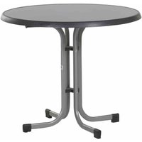 Boulevard-Klapptisch, ø 86x72 cm, graphit Gestell aus Stahl in graphit, Tischplatte aus Mecalit®-Pro in anthrazit Boulevard-Klapptisch, ø 86x72 cm, graphit Gestell aus Stahl in graphit, Tischplatte aus Mecalit®-Pro in anthrazit von Sieger