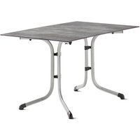 SIEGER Klapptisch, LxB: 90 x 140 cm, Polytec®, rechteckig - grau von Sieger