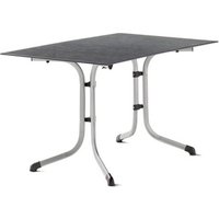 SIEGER Klapptisch, LxB: 90 x 140 cm, Polytec®, rechteckig - grau von Sieger