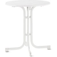 SIEGER Klapptisch »207«, LxBxH: 70 x 72 x 72 cm, Mecalit®-Pro, rund - weiss von Sieger