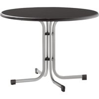 SIEGER Klapptisch »Boulevard«, BxHxT: 100 x 72 x 100 cm, Tischplatte: Mecalit-pro - grau von Sieger