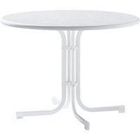 SIEGER Klapptisch »Boulevard«, BxHxT: 100 x 72 x 100 cm, Tischplatte: Mecalit-pro - weiss von Sieger