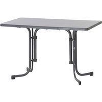 SIEGER Klapptisch »Boulevard«, BxHxT: 115 x 72 x 70 cm, Tischplatte: Mecalit-pro - grau von Sieger