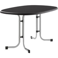 SIEGER Klapptisch »Boulevard«, BxHxT: 140 x 72 x 90 cm, Tischplatte: Mecalit-pro - grau von Sieger