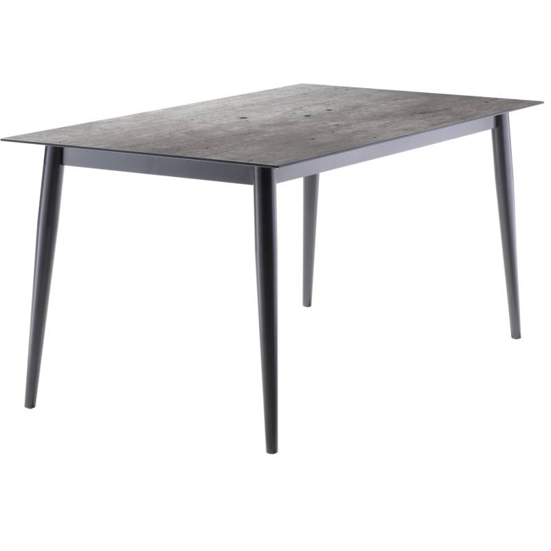 Sieger Gartentisch Rechteckig Eisengrau Beton Hell 160 cm x 90 cm von Sieger