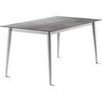 Sieger Lofttisch Rundrohr Aluminium/Polytec 160 oder 220 cm von Sieger