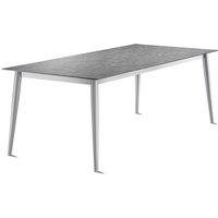 Sieger Lofttisch Rundrohr Aluminium/Polytec 160 oder 220 cm von Sieger