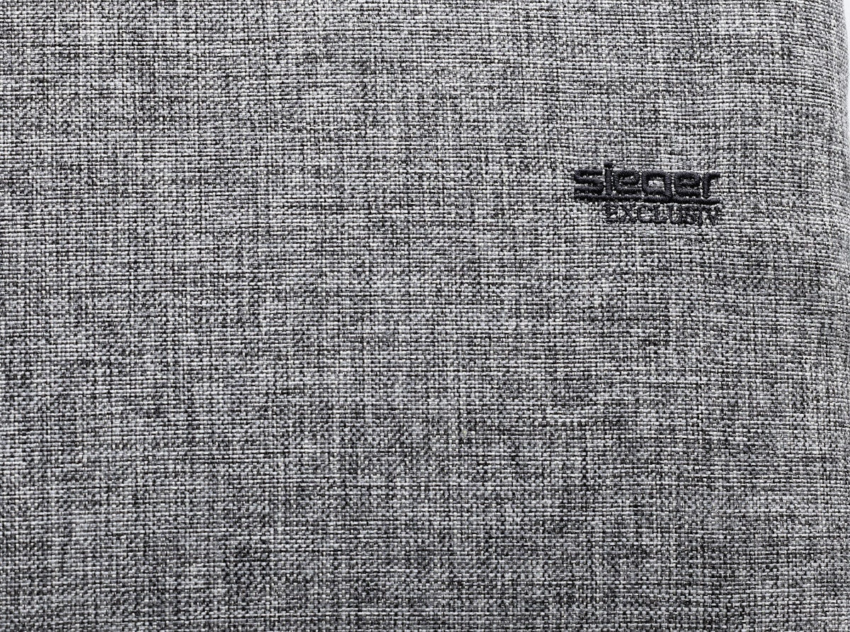 Sieger Sitzkissen / Hocker-Auflage 49 x 49 x 4 cm, 100 % Polypropylen Grau - Abverkauf von Sieger