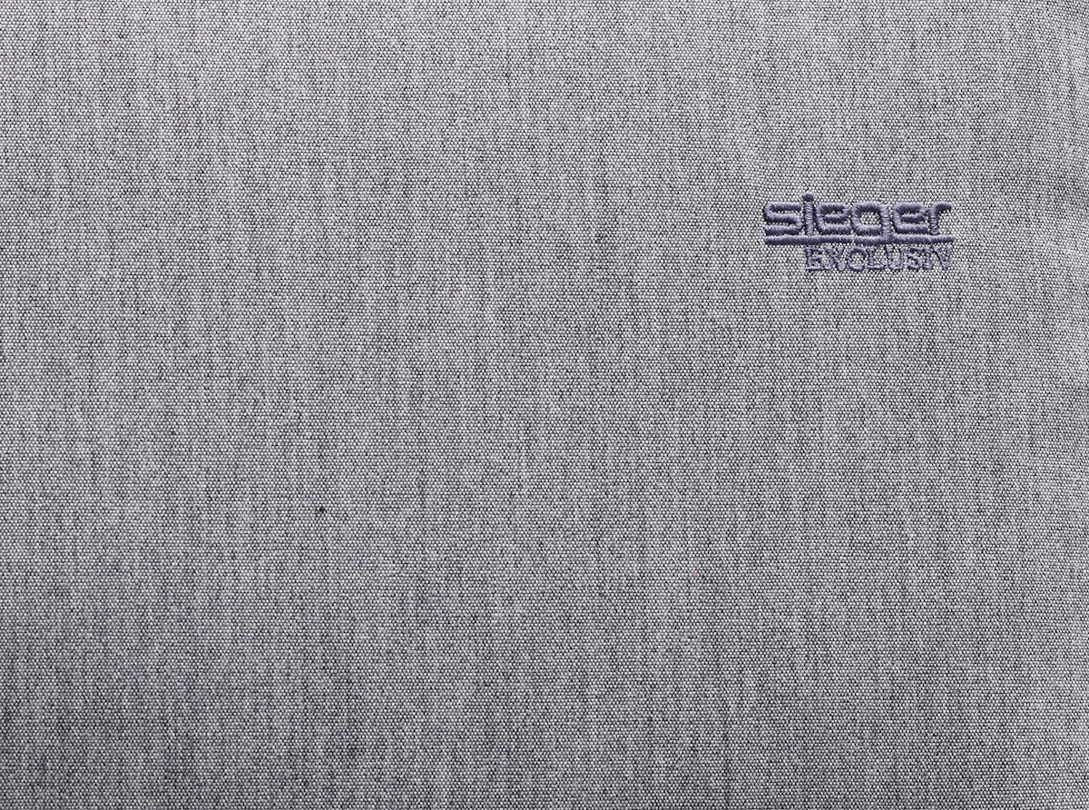 Sieger Sitzkissen / Hocker-Auflage 49 x 49 x 4 cm, Dralon (100 % Polyacryl) Grau von Sieger