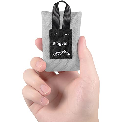Siegvoll Mini Picknickdecke Ultraleicht ultradünne tragbare Stranddecke, Outdoor Decke für Strand, Picknick, Camping und Wandern 70 x 110 cm (Grün) von Siegvoll