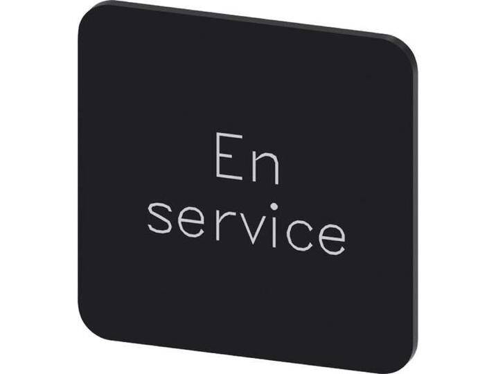 10x Siemens Bezeichnungsschild sw quadrat EN SERVICE 3SU1900-0AF16-0GM0, Schalter + Taster, Schwarz 10x Siemens Bezeichnungsschild sw quadrat EN SERVICE 3SU1900-0AF16-0GM0, Schalter + Taster, Schwarz von Siemens