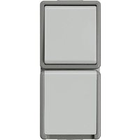 Aufputz-Wechselschalter-Kombination Steckdose mit Klappdeckel - 151 x 66 x 54 mm Aufputz-Wechselschalter-Kombination Steckdose mit Klappdeckel - 151 x 66 x 54 mm von Siemens