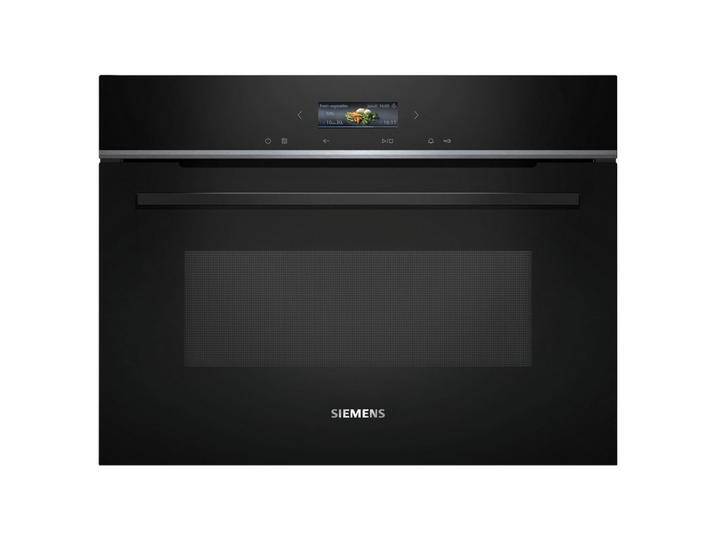 Einbaumikrowelle CE732GXB1 Schwarz/Edelstahlfarben von Siemens