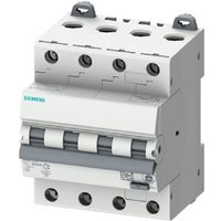 Interruttore magnetotermico differenziale siemens 4p 32a tipo a 30ma 6ka curve c 400v - 5su13467fp32 von Siemens