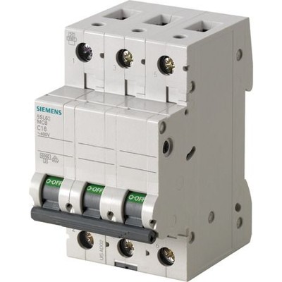 Leitungsschutzschalter UC B 32A 3p 400V 6kA 3TE 50Hz Zusatzeinrichtungen möglich von Siemens
