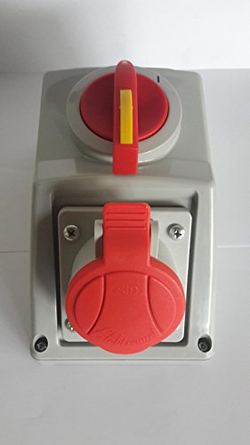 Rotary Isolator Schalter Steckdose 32 A 5 Pin 3Phase 415 V IP54 von Siemens