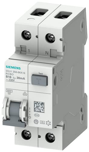 Siemens 5SU13566KK16 FI/LS-Schalter RCBO 1P+N 6kA TypA 30mA B16 230V von Siemens