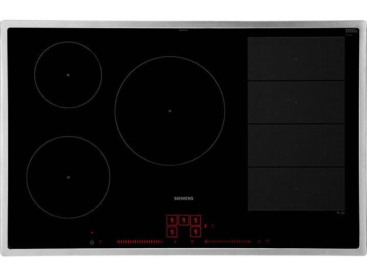 SIEMENS Flex-Induktions-Kochfeld, schwarz, B:79,5cm H:5,5cm T:51,7cm, Kochfelder, mit powerMove Plus von Siemens