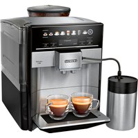 SIEMENS Kaffeevollautomat "EQ6 plus s700 TE657M03DE, viele Kaffeespezialitäten, Doppeltassenfunk", Edelstahl-Milchbehälter, automatische Dampfreinigung, edelstahl von Siemens