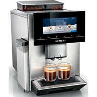 SIEMENS Kaffeevollautomat "EQ900 TQ907D03, intuitives 6,8" TFT-Display, 2 Bohnenbehälter", Barista-Modus, App, Geräuschreduzierung, 10 Profile, edelstahl von Siemens