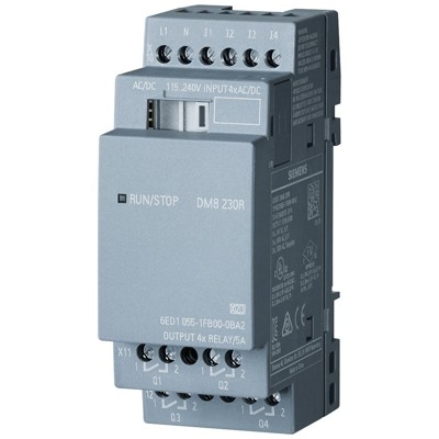 SPS-Digitales E/A-Modul LOGO! 4Eing 230V 4Ausg 5A AC Relais Schraub von Siemens