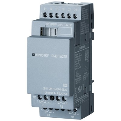 SPS-Digitales E/A-Modul LOGO! 4Eing 4Ausg 5A DC 12-24V Relais Schraub von Siemens