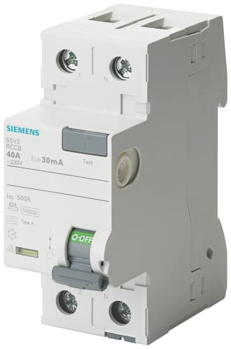 Siemens 5SV3111 – 6 2 Circuit Breaker – Circuit Breakers (100 – 230, 100 – 230 V, 50 Hz, 16 A, 36 mm, 70 mm), weiß von Siemens