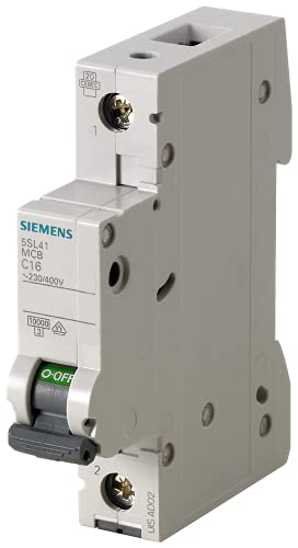 Siemens 5sl4 – Leitungsschutzschalter 10 kA curva-b 1 polig 16 A 70 mm von Siemens